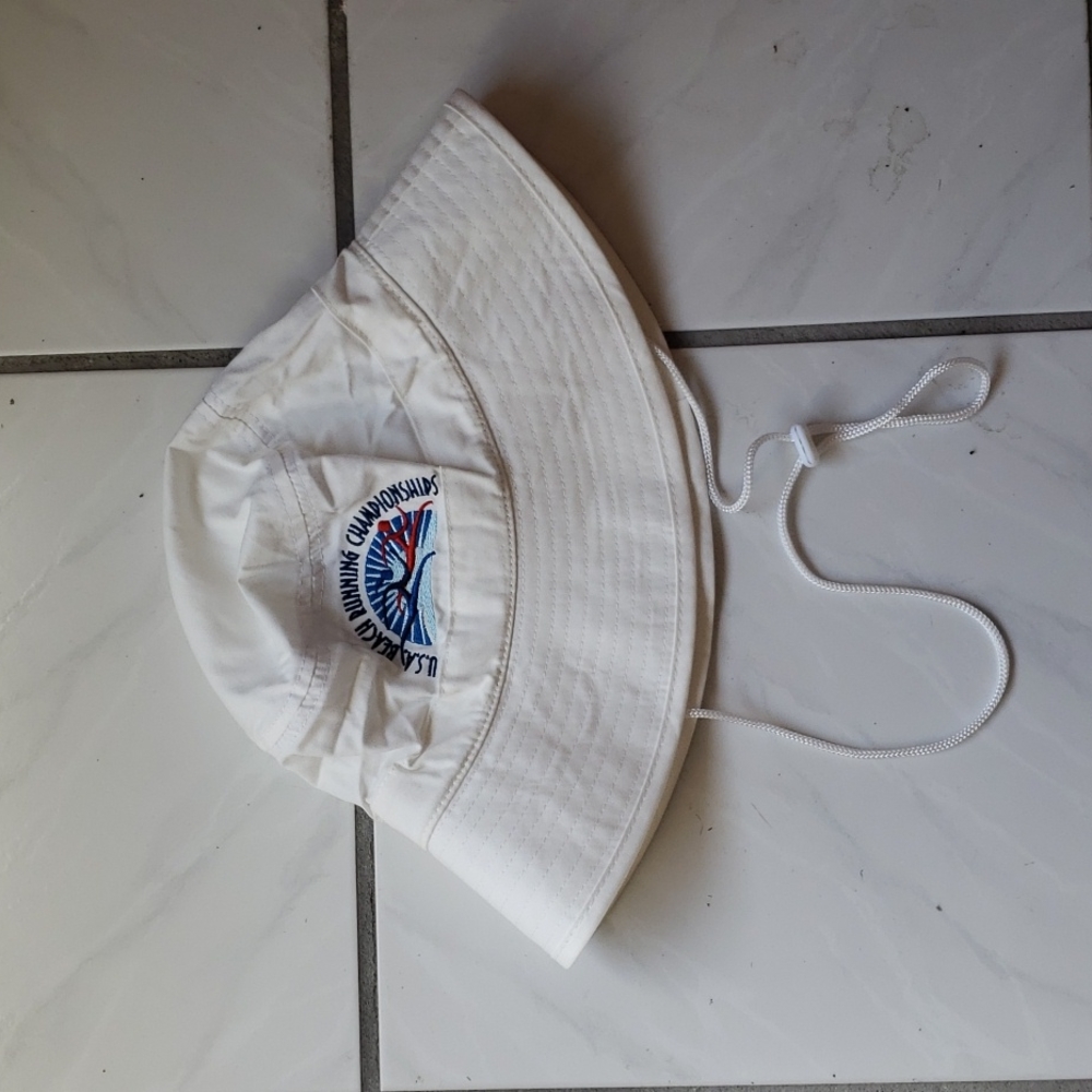 Unique cute "Sailor" Bucket hat-USA Beach Running Championchips-Cocoa Beach, Fl